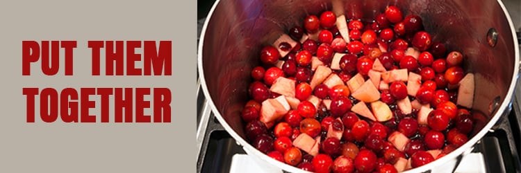 Steps of Making Cranberry Juice Using Stove