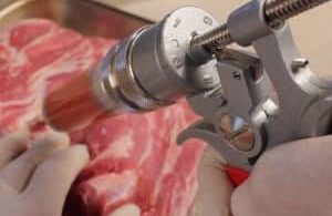 Meat injector gun