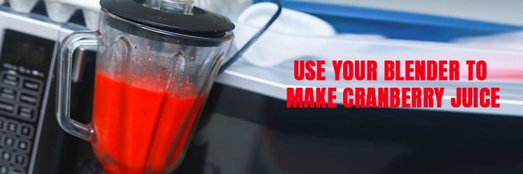 Use Your Blender to Make Cranberry Juice